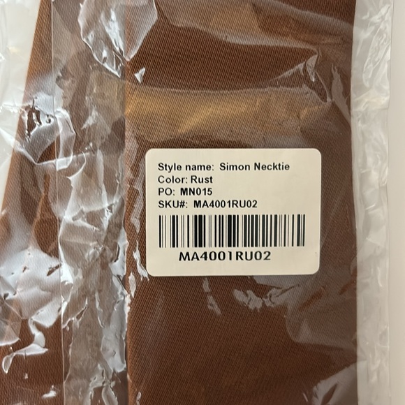 Birdy Grey Rust Tie NWT - Picture 4 of 4